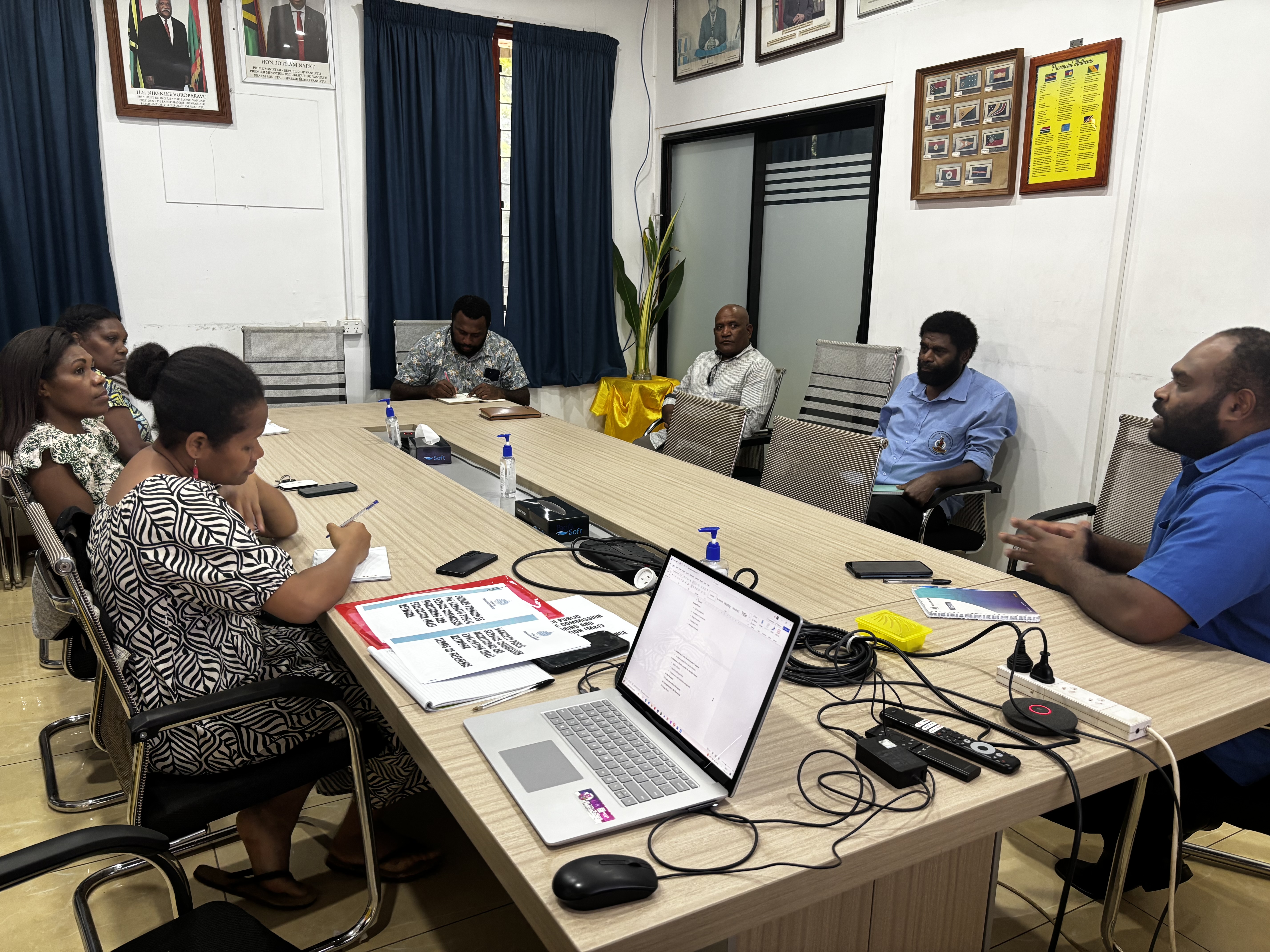 Members of M&E network during their 2nd meeting on 17 May, 2026